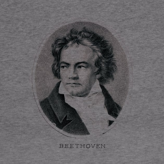 Composer Ludwig van Beethoven by historicimage